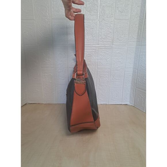 Jones New York Signature Ruby Black Brown Two Tone Shoulder Bag - Picture 7 of 10